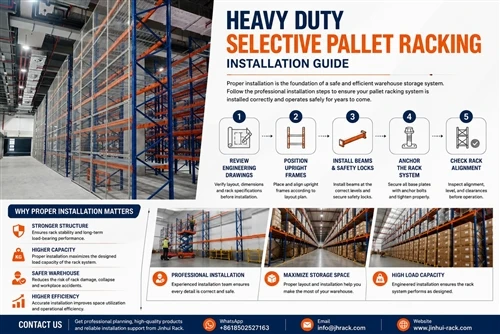 Guide d'installation des rayonnages à palettes d'entrepôt : Comment installer des rayonnages à pa...